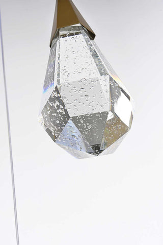 Amora LED Pendant in Satin Gold