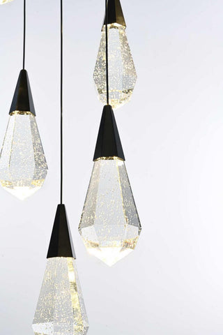 Amora LED Pendant in Black
