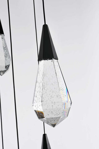 Amora LED Pendant in Black