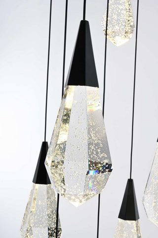 Amora LED Pendant in Black