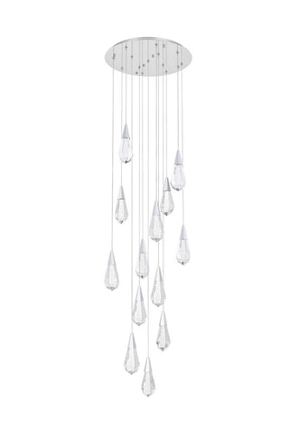 Amora LED Pendant in Chrome