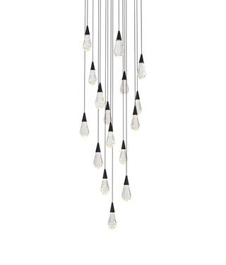Amora LED Pendant in Black