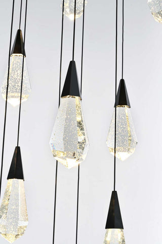 Amora LED Pendant in Black