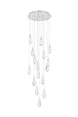 Amora LED Pendant in Chrome