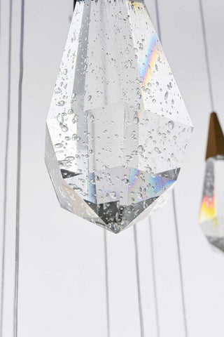 Amora LED Pendant in Satin Gold