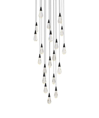Amora LED Chandelier in Black