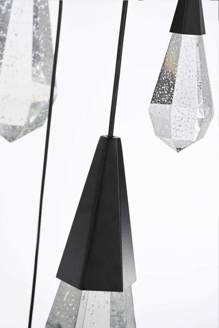 Amora LED Chandelier in Black