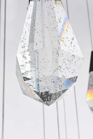 Amora LED Chandelier in Black