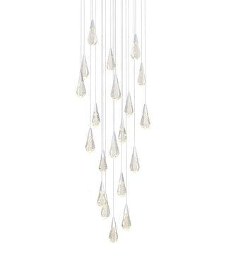 Amora LED Chandelier in Chrome