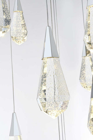 Amora LED Chandelier in Chrome