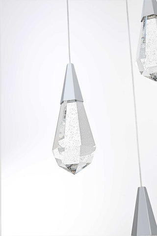 Amora LED Chandelier in Chrome