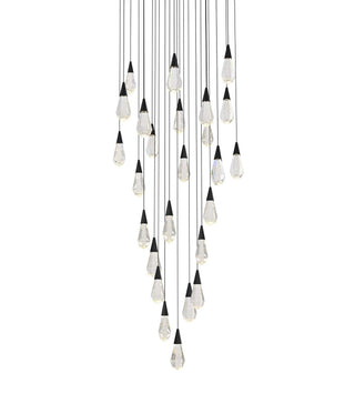 Amora LED Chandelier in Black