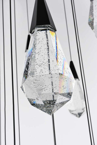 Amora LED Chandelier in Black