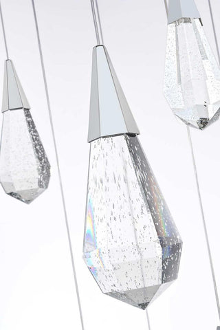 Amora LED Chandelier in Chrome
