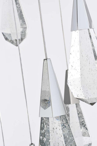 Amora LED Chandelier in Chrome
