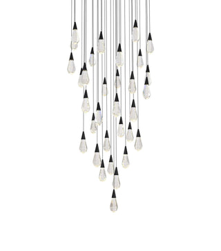 Amora LED Chandelier in Black