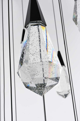 Amora LED Chandelier in Black