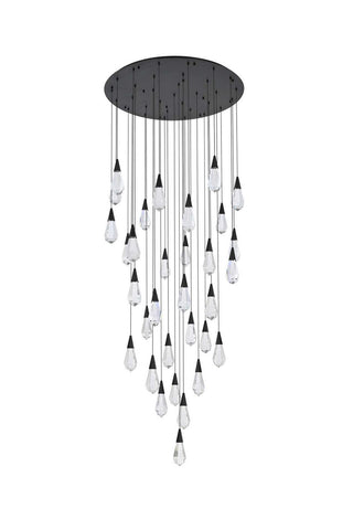 Amora LED Chandelier in Black