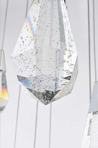 Amora LED Chandelier in Chrome