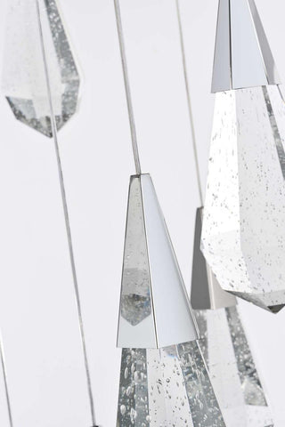 Amora LED Chandelier in Chrome