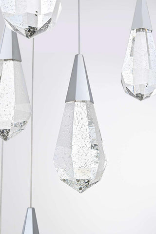 Amora LED Chandelier in Chrome