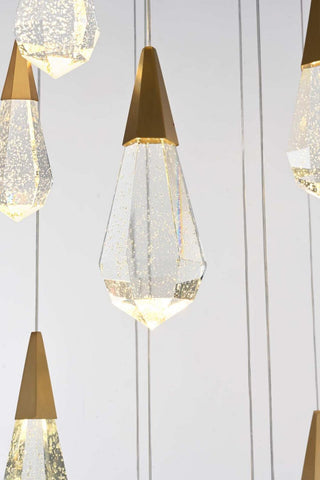 Amora LED Chandelier in Satin Gold