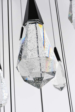 Amora LED Chandelier in Black
