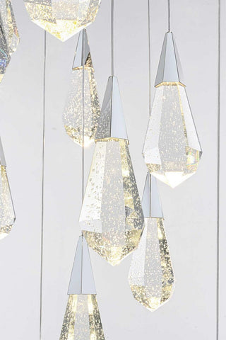 Amora LED Chandelier in Chrome