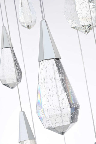 Amora LED Chandelier in Chrome