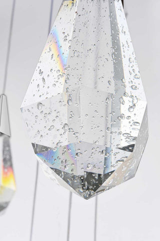 Amora LED Chandelier in Chrome