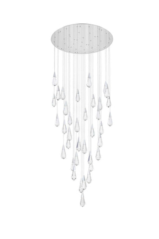 Amora LED Chandelier in Chrome