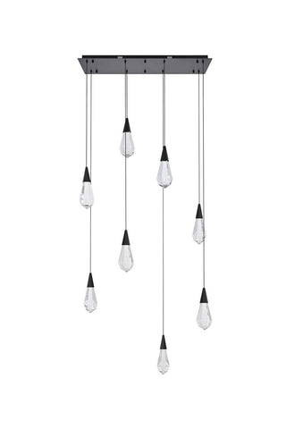 Amora LED Pendant in Black