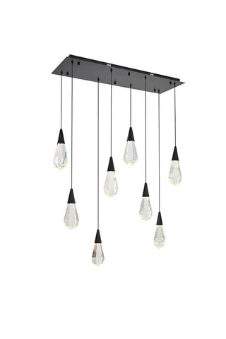 Amora LED Pendant in Black