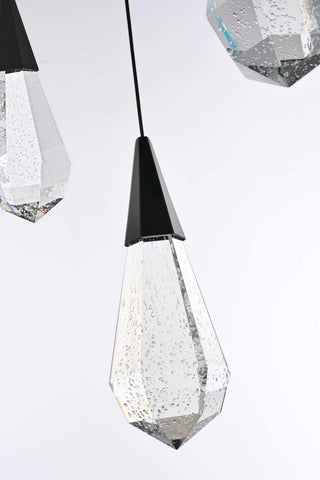 Amora LED Pendant in Black