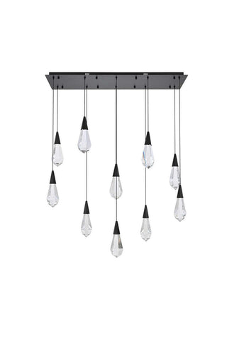 Amora LED Pendant in Black