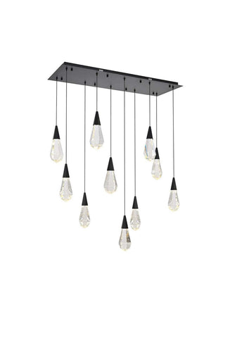 Amora LED Pendant in Black