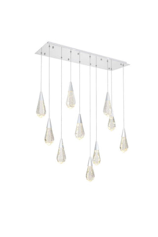 Amora LED Pendant in Chrome