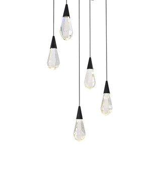 Amora LED Pendant in Black