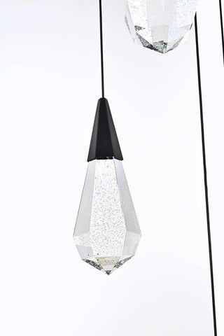 Amora LED Pendant in Black