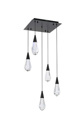 Amora LED Pendant in Black