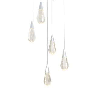 Amora LED Pendant in Chrome