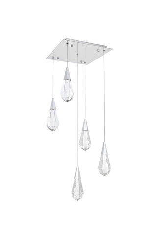 Amora LED Pendant in Chrome
