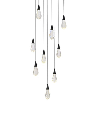 Amora LED Pendant in Black