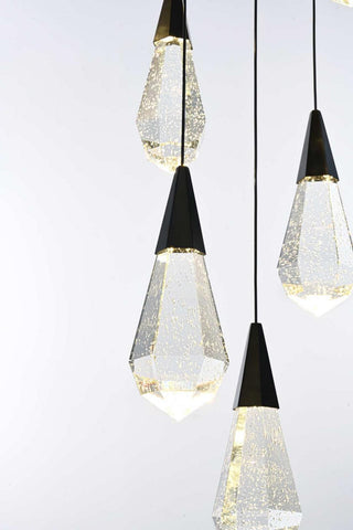 Amora LED Pendant in Black