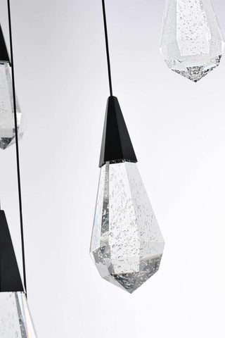 Amora LED Pendant in Black