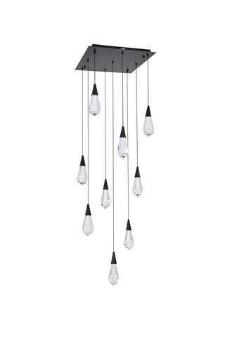 Amora LED Pendant in Black