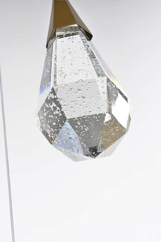Amora LED Pendant in Satin Gold