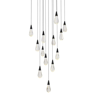 Amora LED Pendant in Black