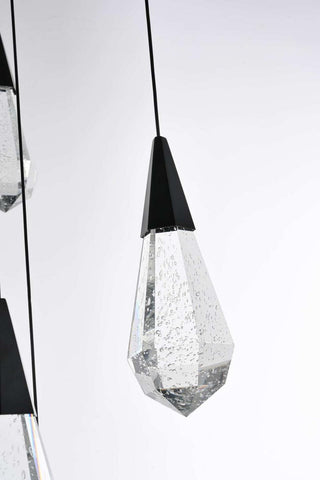 Amora LED Pendant in Black