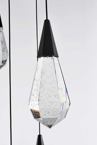 Amora LED Pendant in Black
